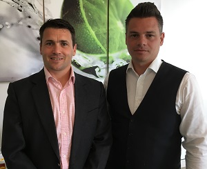 Martin Booth (left), Sales Director at Green World Innovations, with new recruit, Matt Dean (right), who joins as Business Develpment Manager.